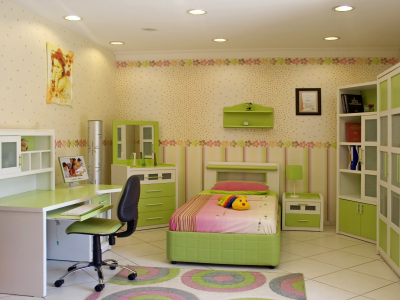 комната, стиль, Детская, интерьер, спальня, дизайн