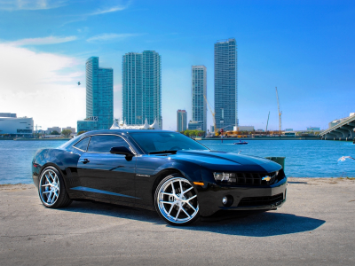 black, miami, шевроле, florida, камаро сс, Chevrolet, camaro ss