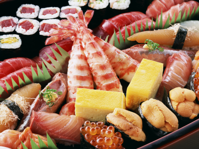 креветки, сыр, морепродукты, Блюда, роллы, японская еда