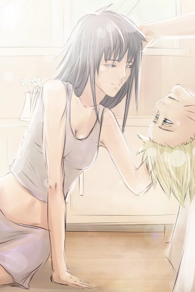девушка, naruto, Арт, наруто, iddrif, hyuuga hinata, naruto uzumaki, аниме