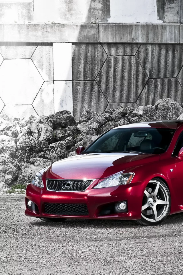 тюнинг, автомобиль, лексус, is, Lexus, красный