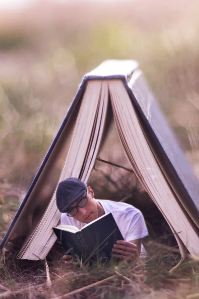 книги, фон, Парень