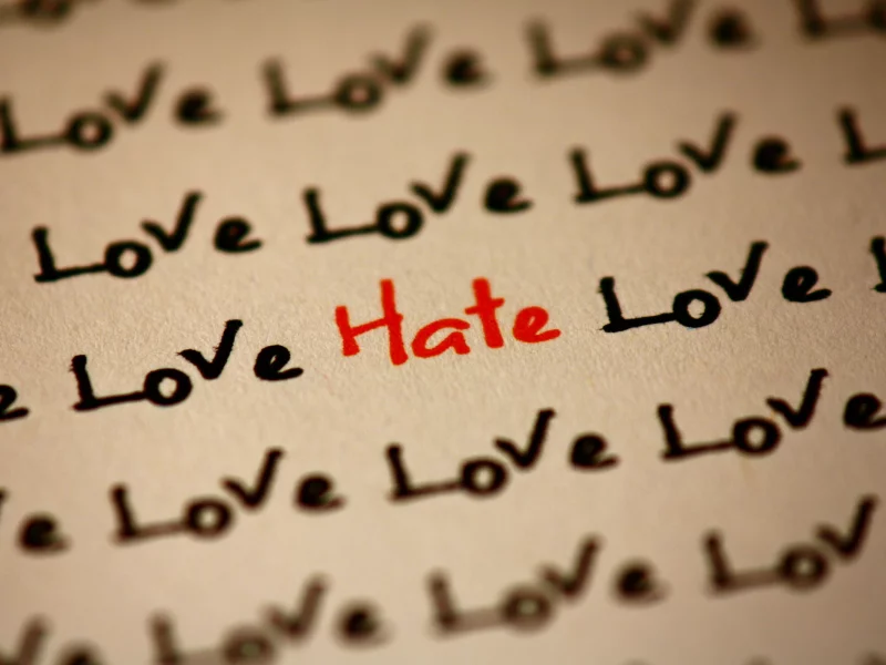 hate, надпись, Слова, love