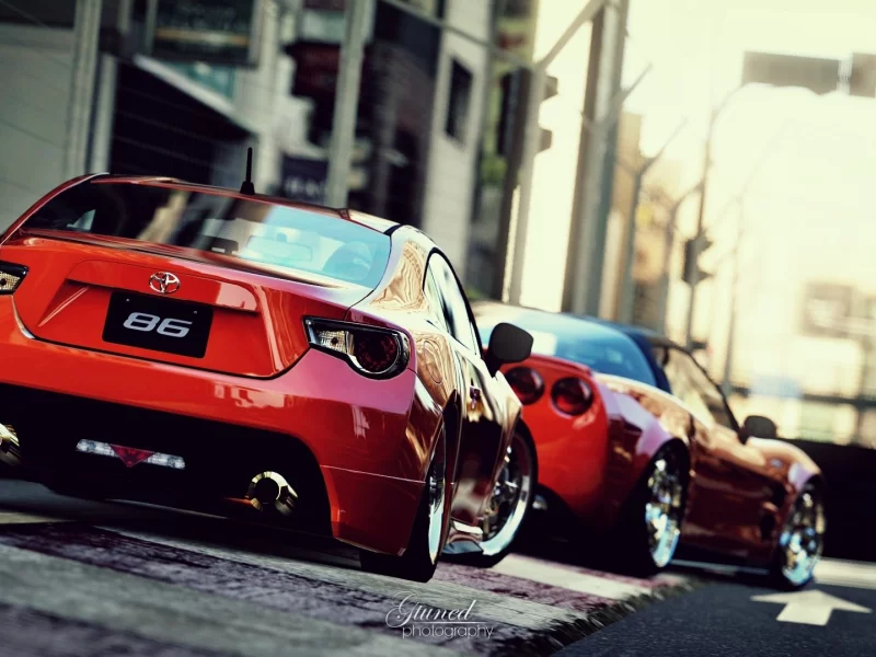 cars, Chevrolet, Corvette, races, video games, Toyota, 
