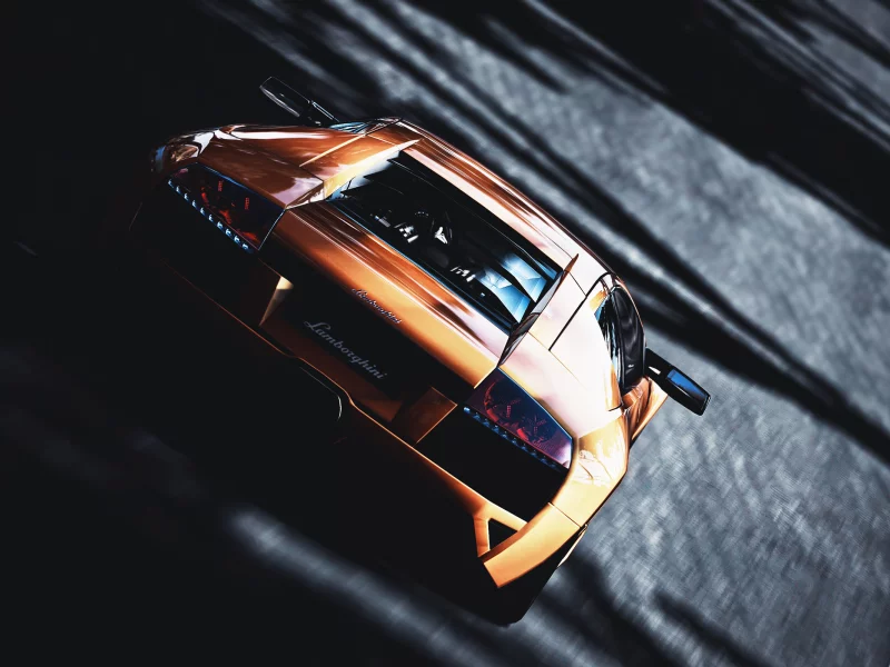 supercar, races, оранжевый, cars, Автомобили, track, гонки, orange, суперкар, дорожки, Lamborghini