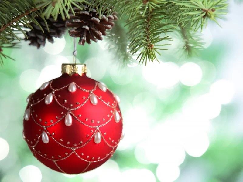 New year, новый год, шар, christmas, красный, шарик, рождество