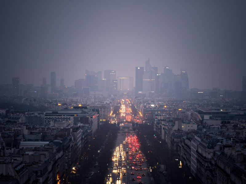 buildings, skyscapes, clouds, дома, пейзажи, Париже, houses, cityscapes, облака, Paris, roads, светом, light, дороги, здания