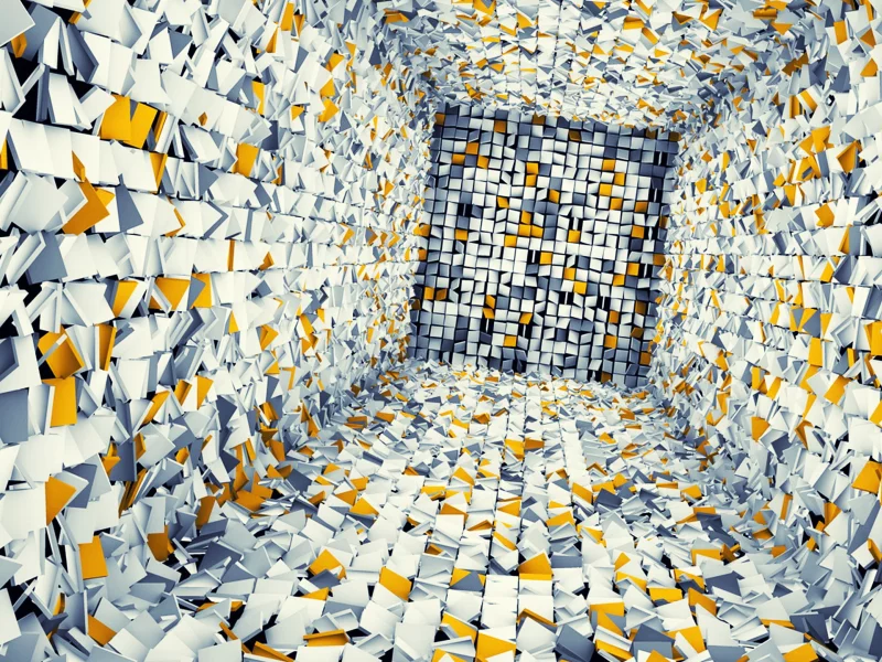 cubes, abstract, , digital art