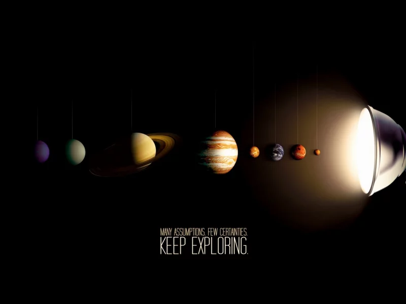 солнечная система, лампа, Planets