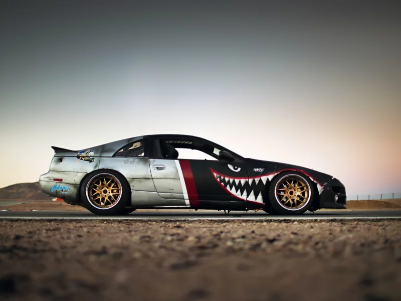 retro, tuning, exhaust, Nissan, track, z32, 300zx, sportcar, drift, rims, style