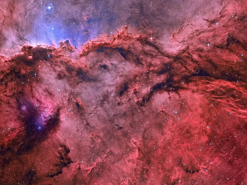 газ, Ngc 6188, эмиссионная туманность, звезды