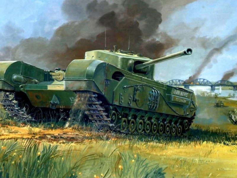 война, пехотный танк, Черчилль, рисунок, mk iv, мост, танк