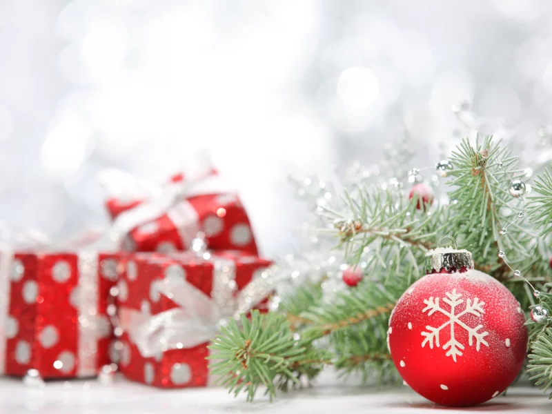 new year, шар, красный, шарик, Christmas, рождество, новый год