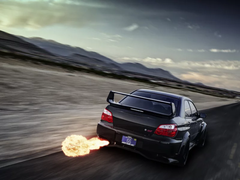 rear, импреза, субару, Subaru, impreza, wrx, sti, чёрная, black