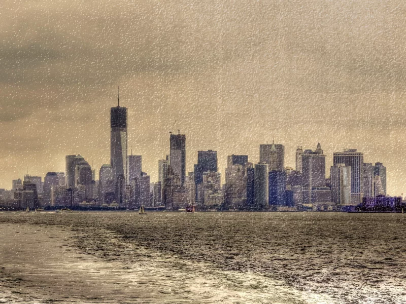 фон, Город, стиль, new york