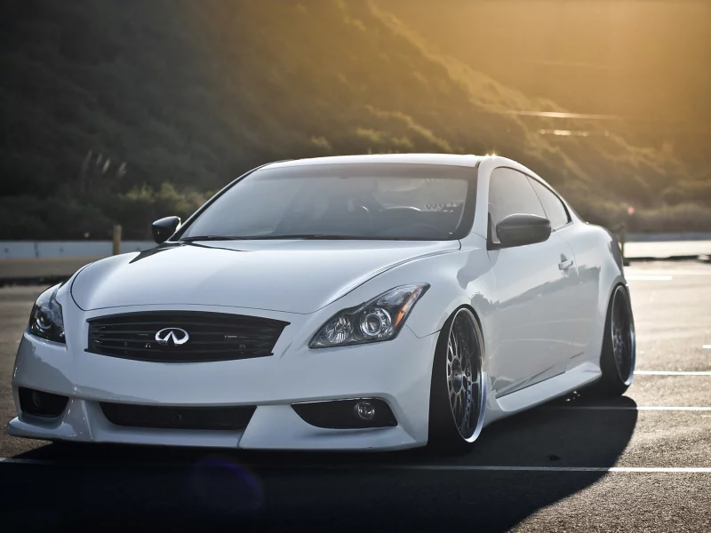 тюнинг, купе, Infiniti g37, coupe, белая, инфинити