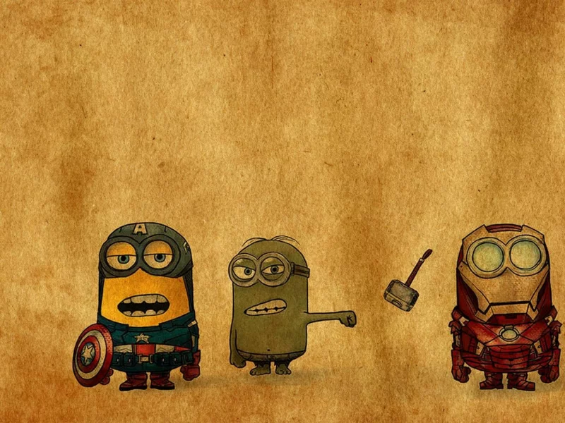 Despicable avengers, миньоны, халк, the avengers, мстители