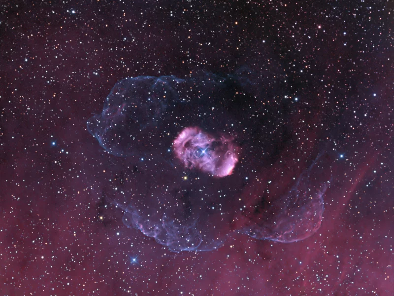 космос, красиво, звезды, Ngc 6164, туманность