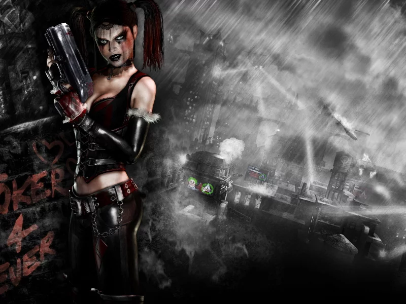 arkham city, dlc, харли квин, harley quinn, Batman
