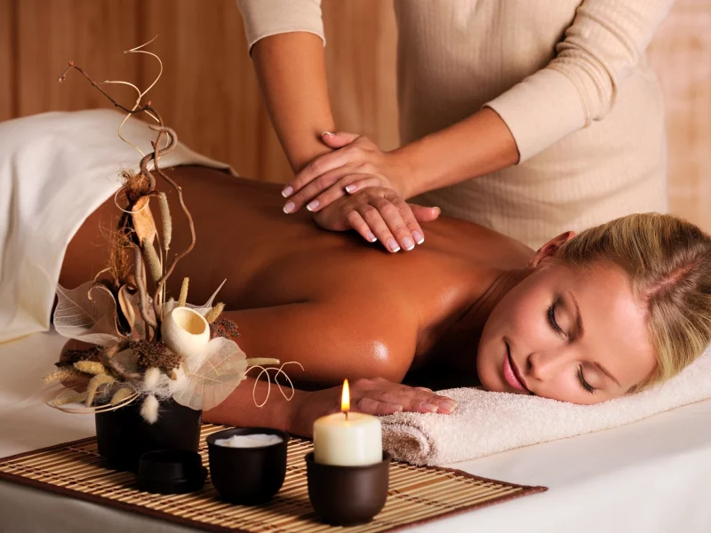 massage, Girl, relax