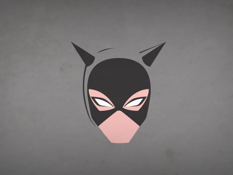 catwoman, минимализм, Blo0p, женщина кошка