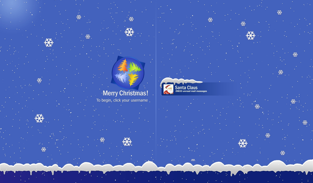 Новый, снежинки, год, рождество, логотип, снег, заставка