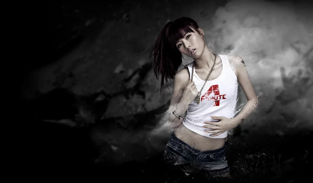 Hyuna, девушка, k-pop, корея, 4 minute, азиатка, хёна, певица