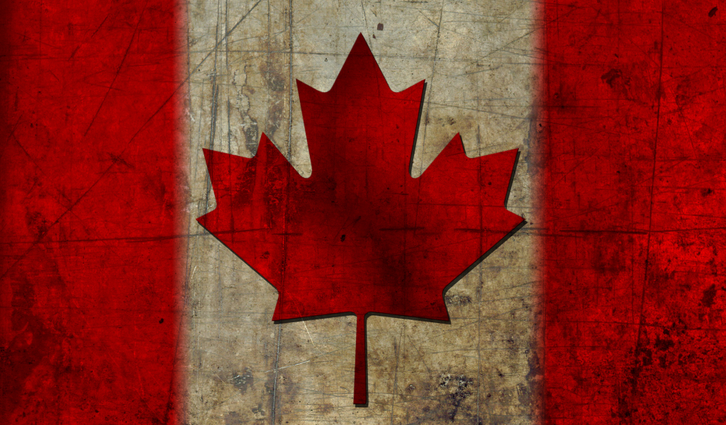 флаг, Канада, canada, flag, кленовый лист