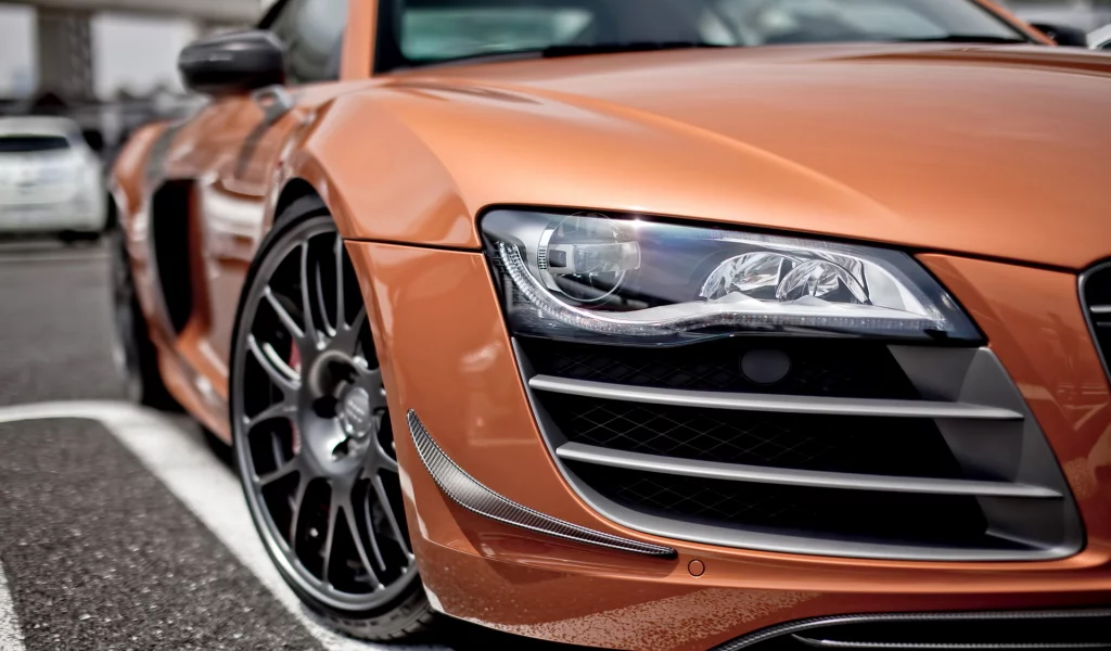 тюнинг, ауди, Audi, р8, r8, передок, размытость, фара