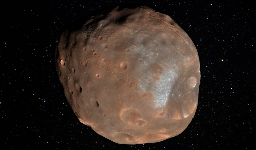 спутник, звезды, кратеры, Фобос, phobos