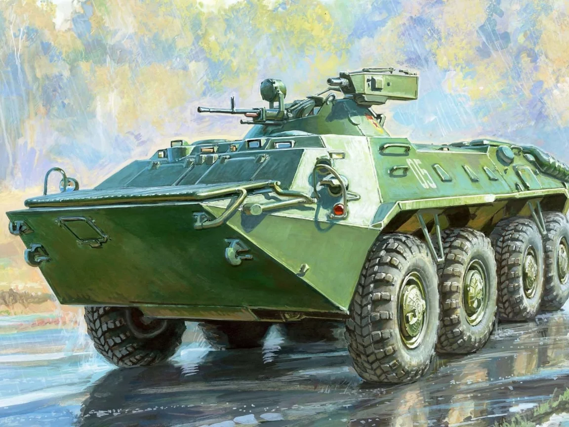 ма-7, бтр-70, Бронетранспортер, с, башней, рисунок