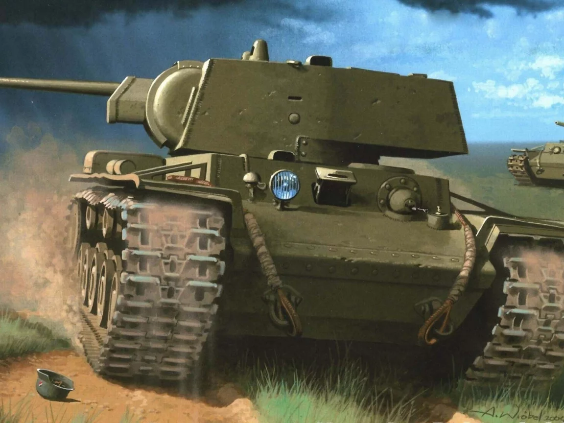 тяжелый, клим ворошилов, советский, танк, Кв-1