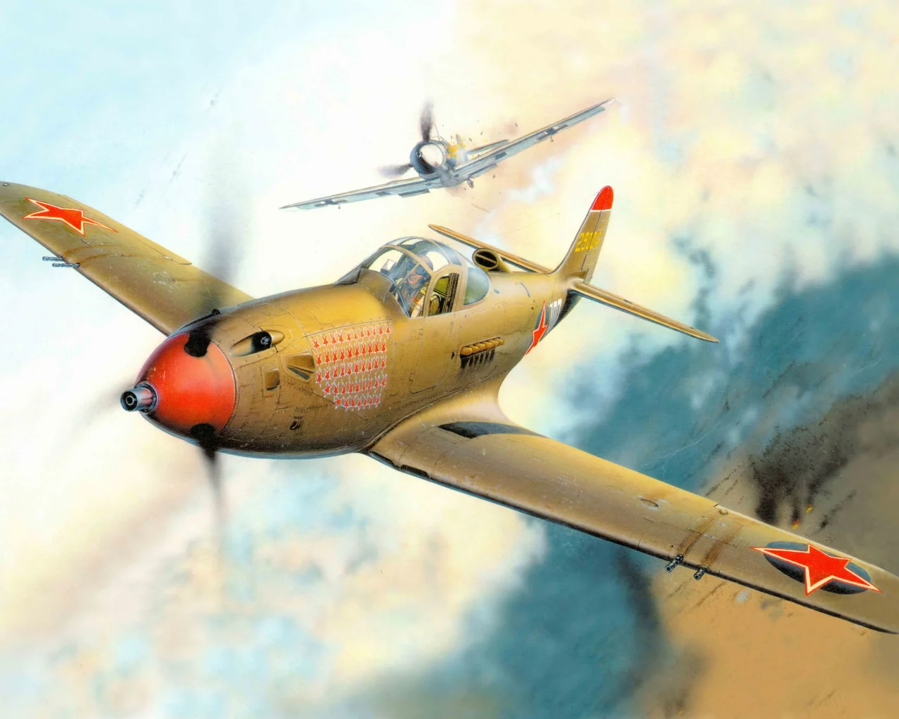 bell, ввс, ввс, истребитель, Самолет, airacobra, сша, p-39q, ссср