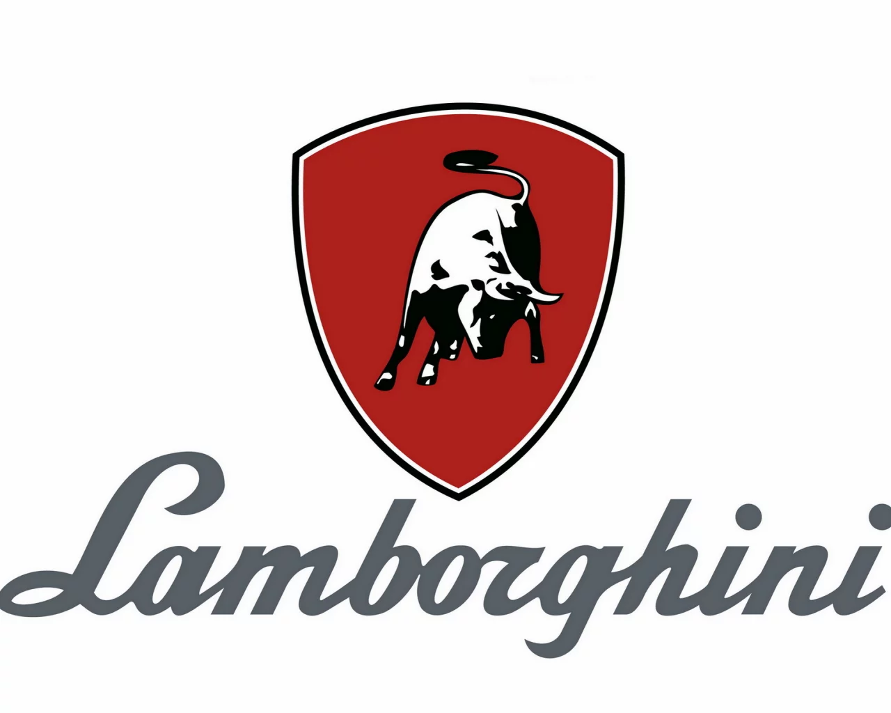 логотипы, Lamborghini, фон, бык