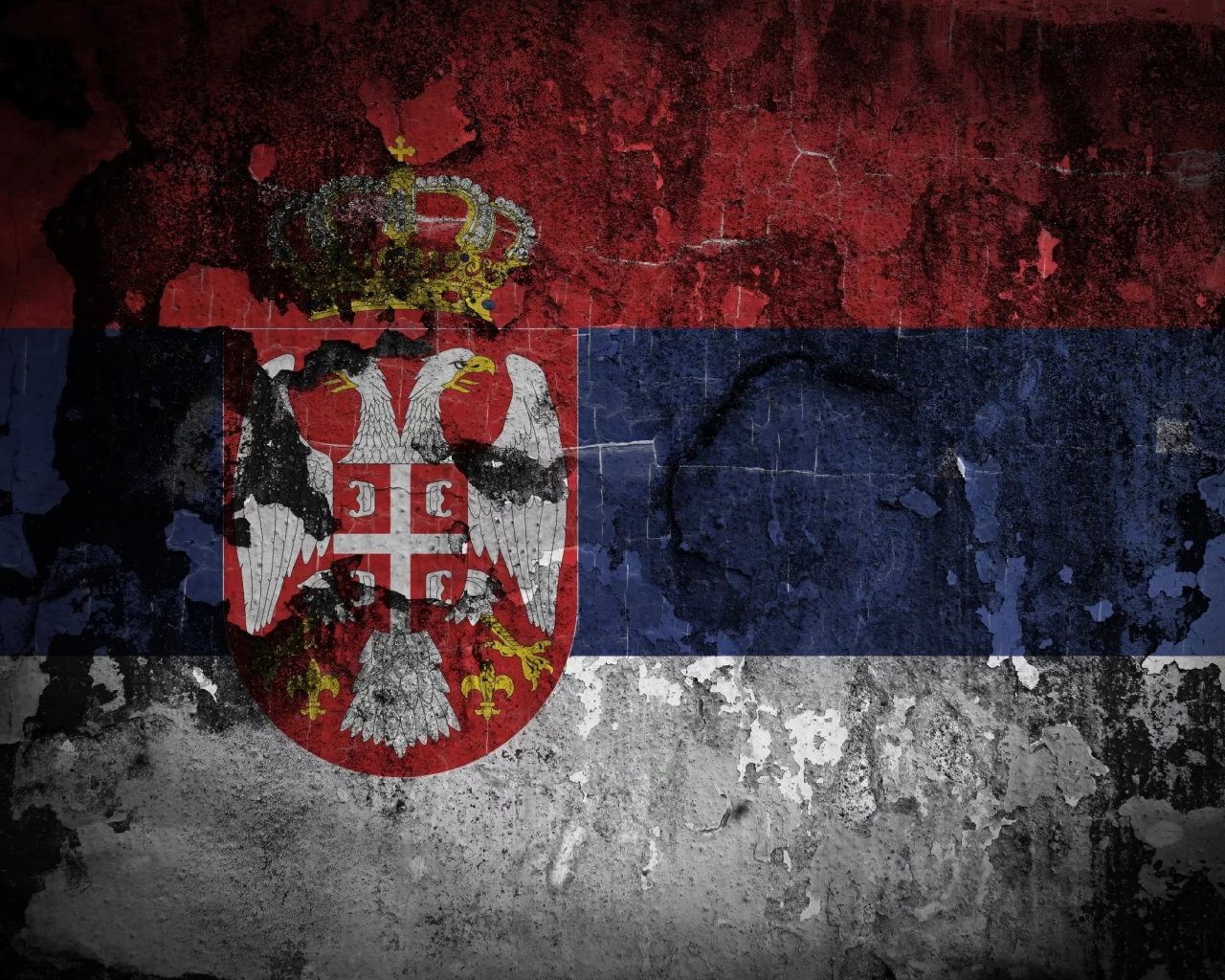 Флаг, сербия, герб