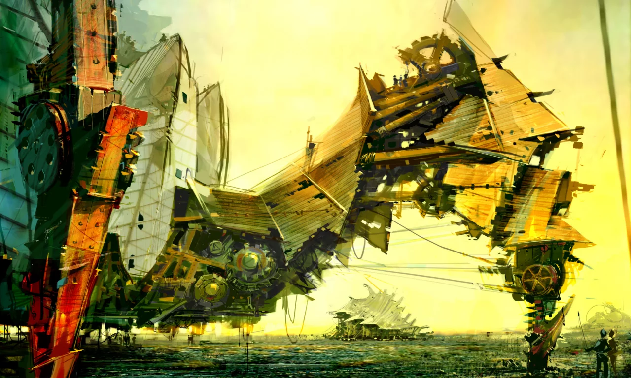 конструкция, Стимпанк, steampunk, робот