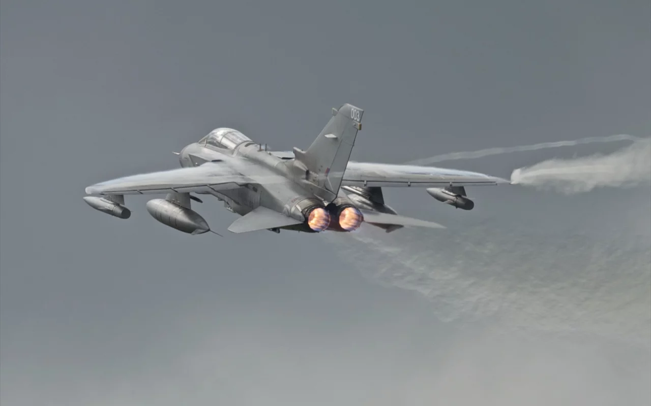 небо, самолёт, оружие, Tornado gr4 