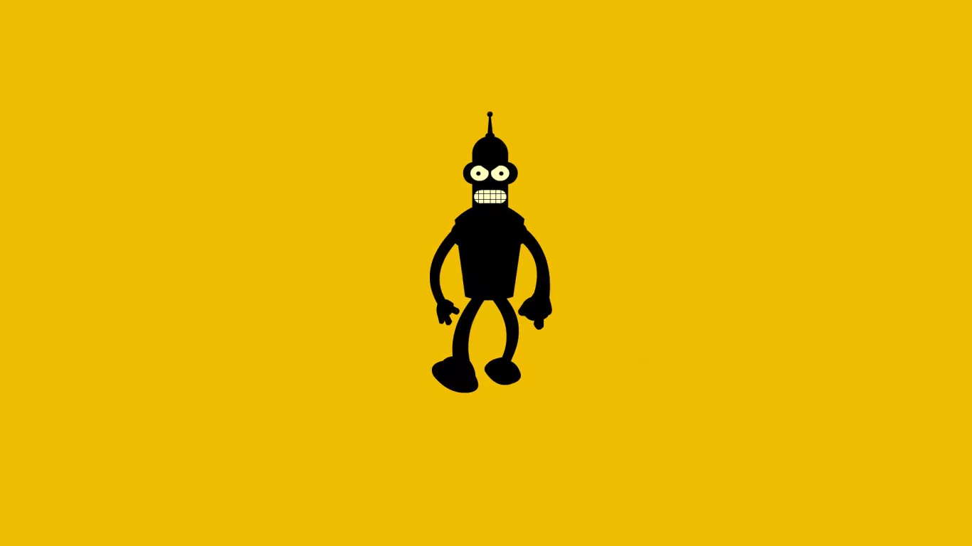 Футурама, темный, bender bending rodriguez, робот, бендер, futurama