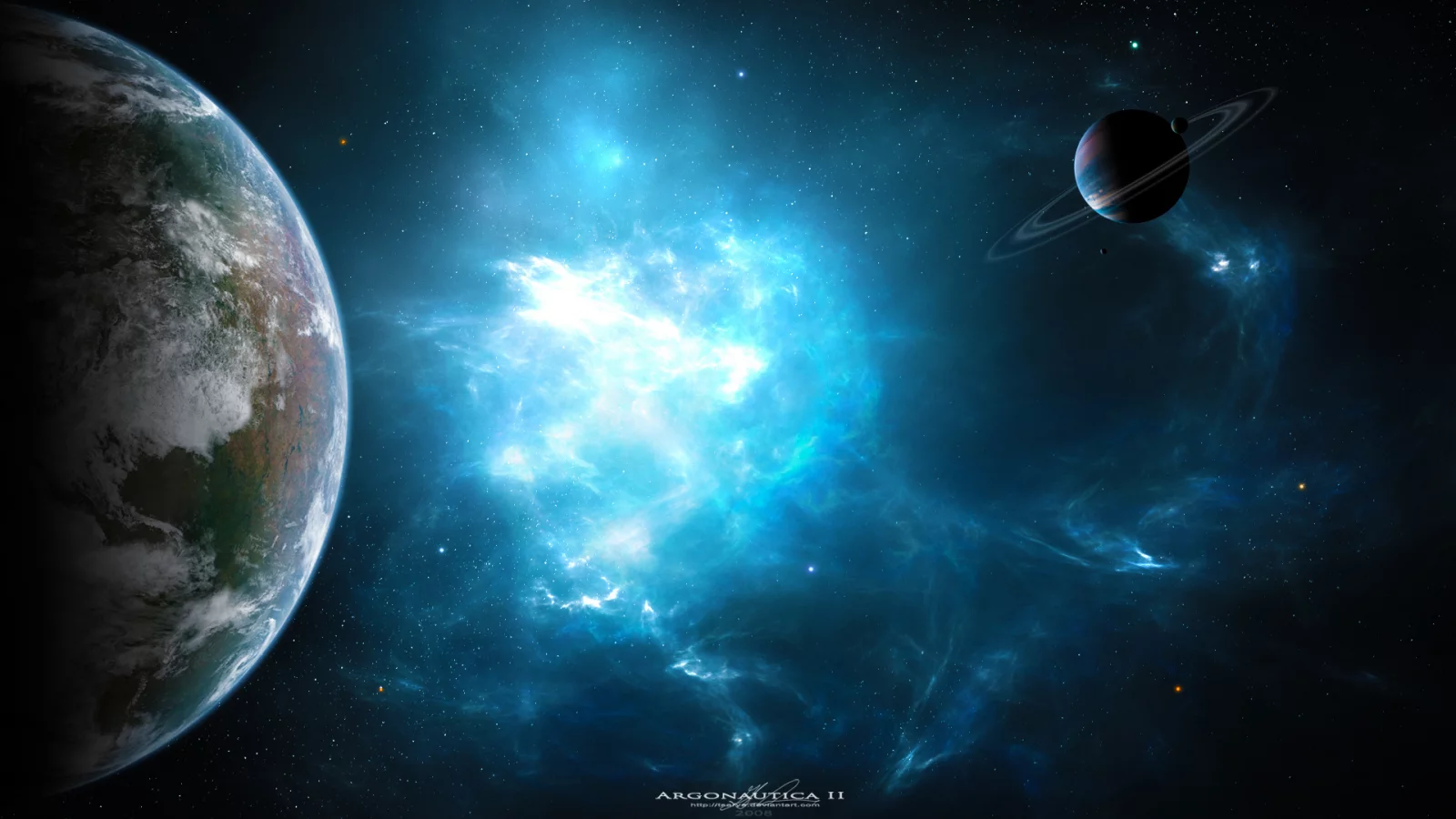 nebula, туманность, art, арт, планеты, planets, Космос, space