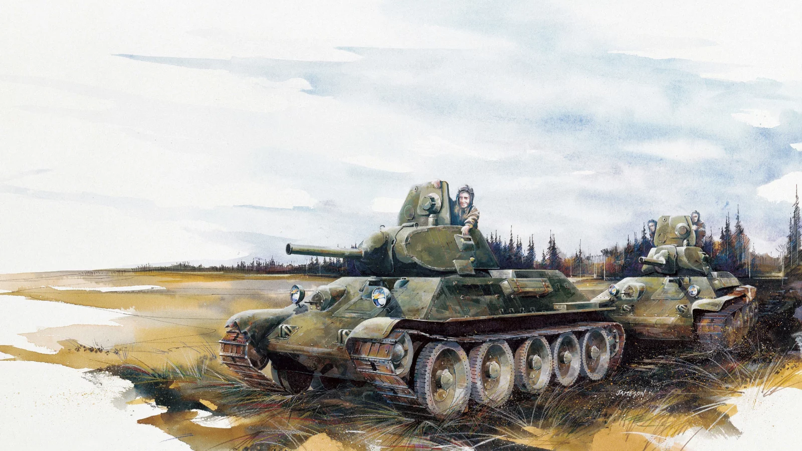 мазками, рисунок, и, Арт, карандашами, акварелью