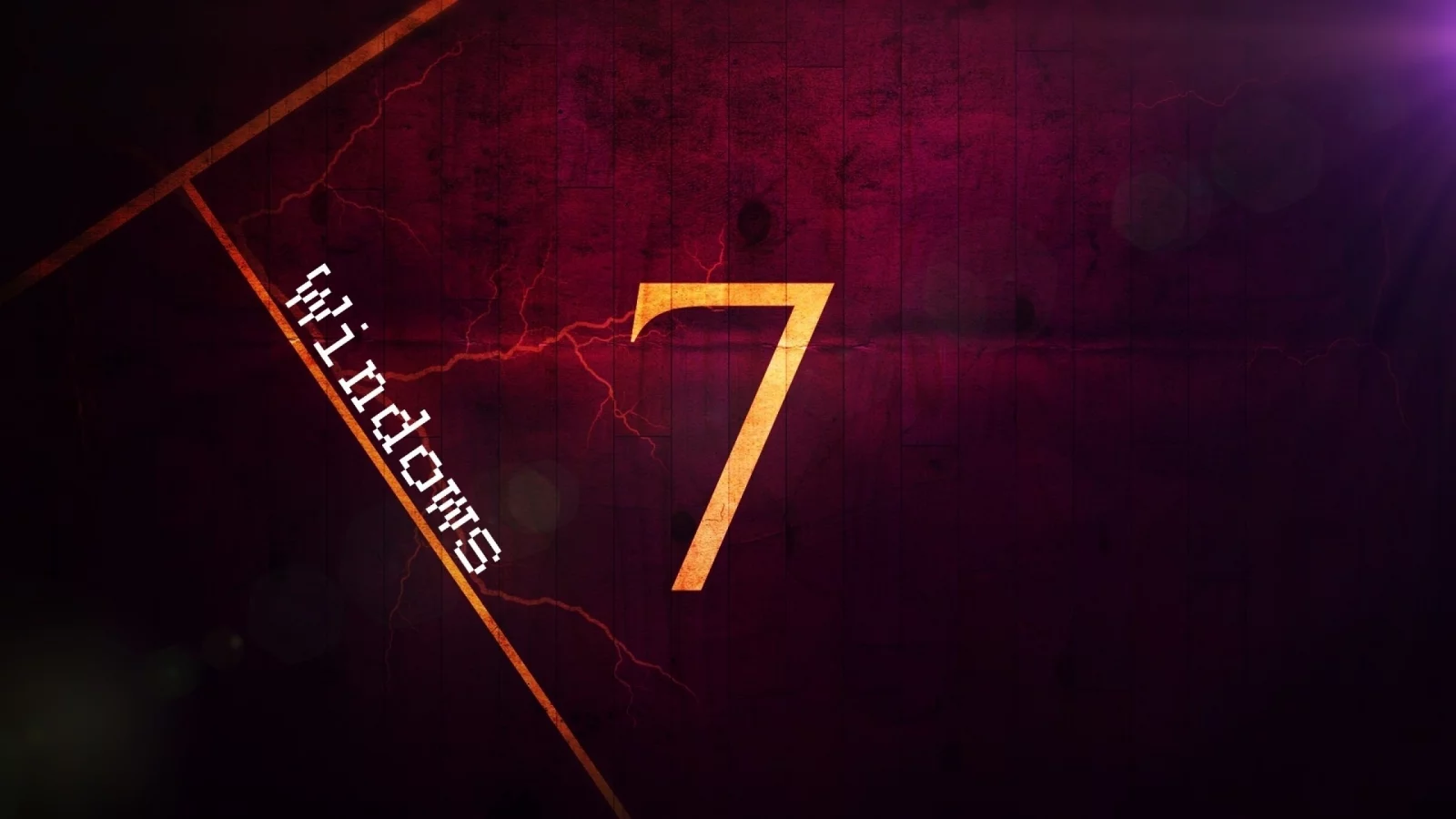 Windows 7, windows, thunder, seven, 7, purple