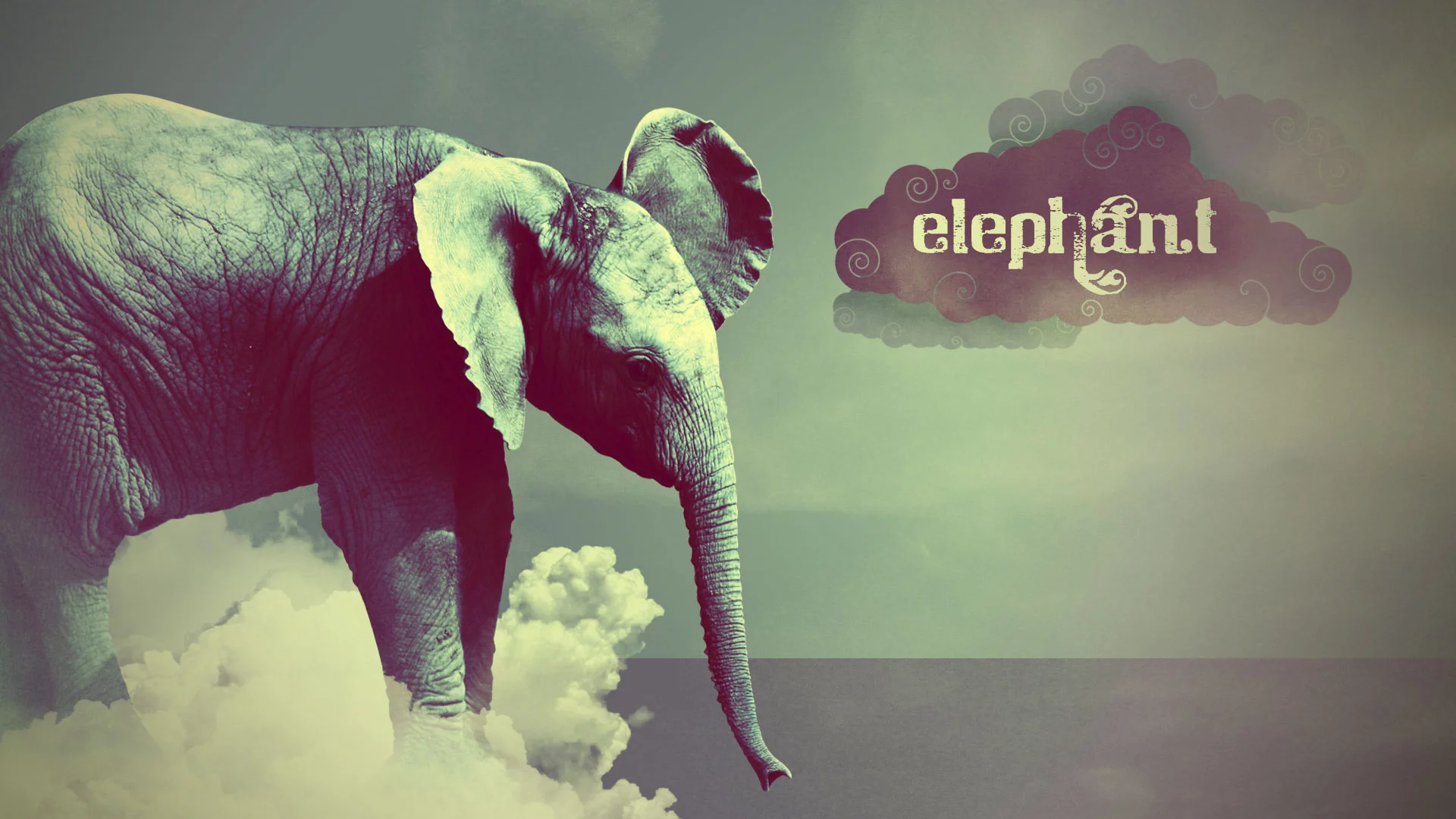 elephant, Слон, туча, стиль