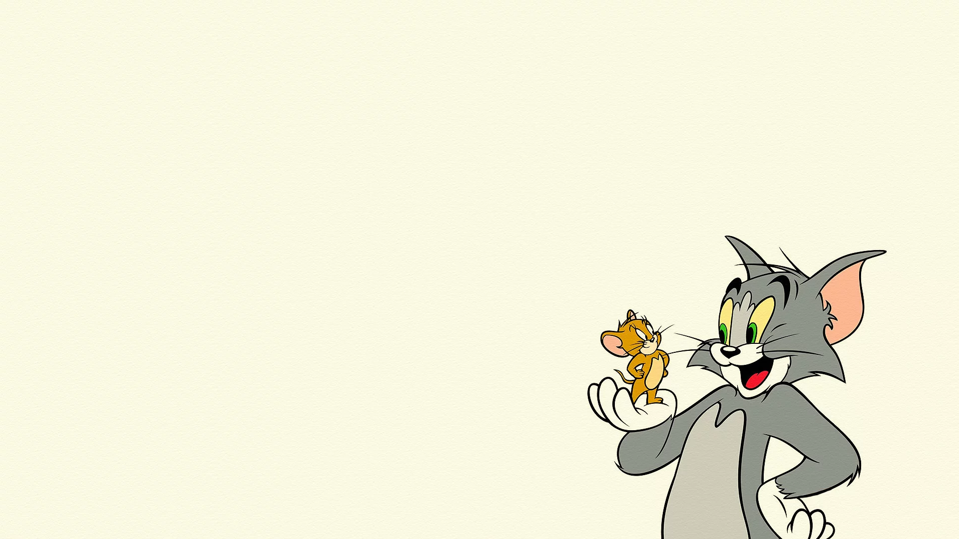 tom and jerry, мышонок, минимализм, усы, Том и джерри, кот