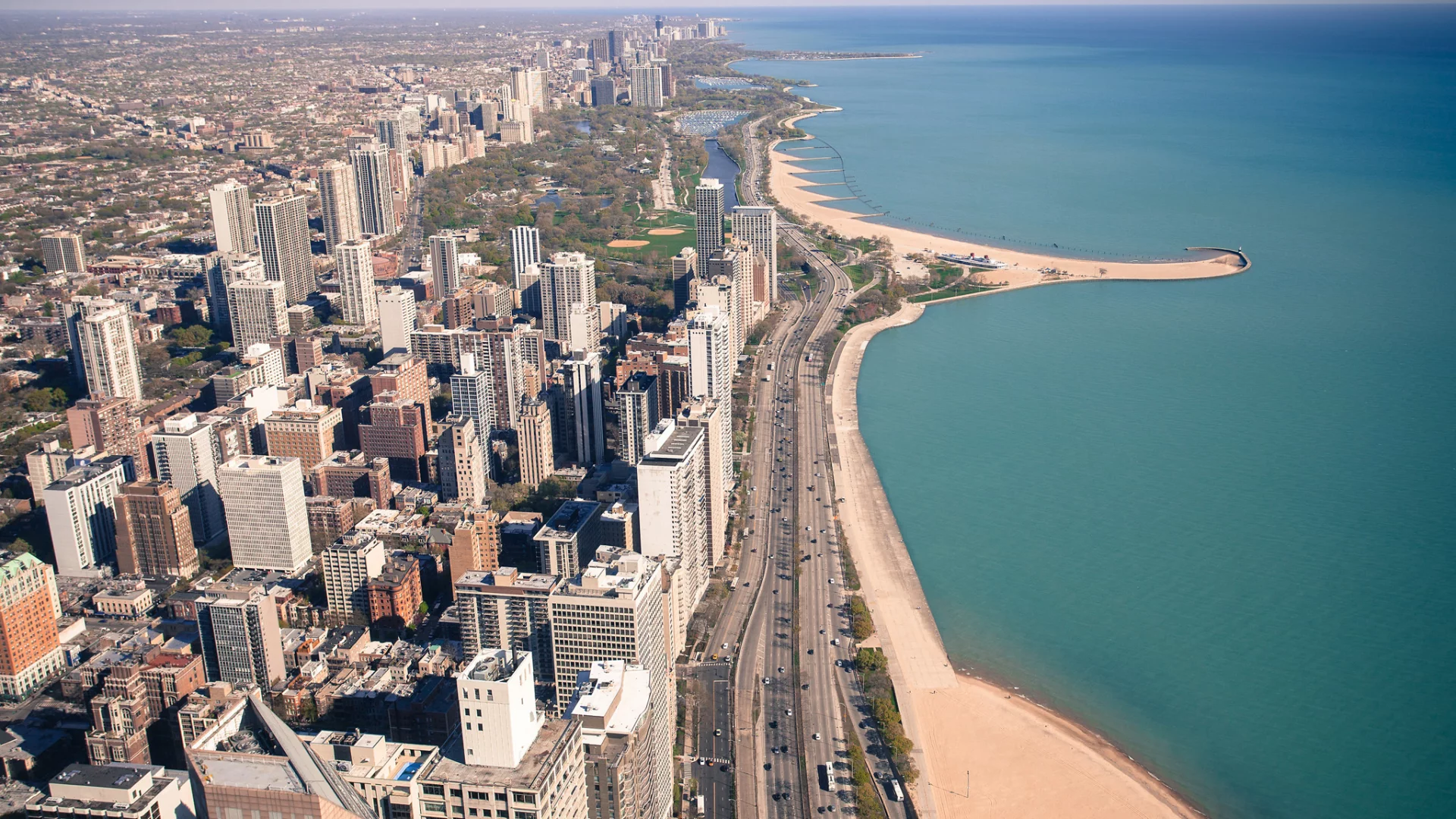 город, Usa, дороги, иллиноис, сша, чикаго, chicago, illinois