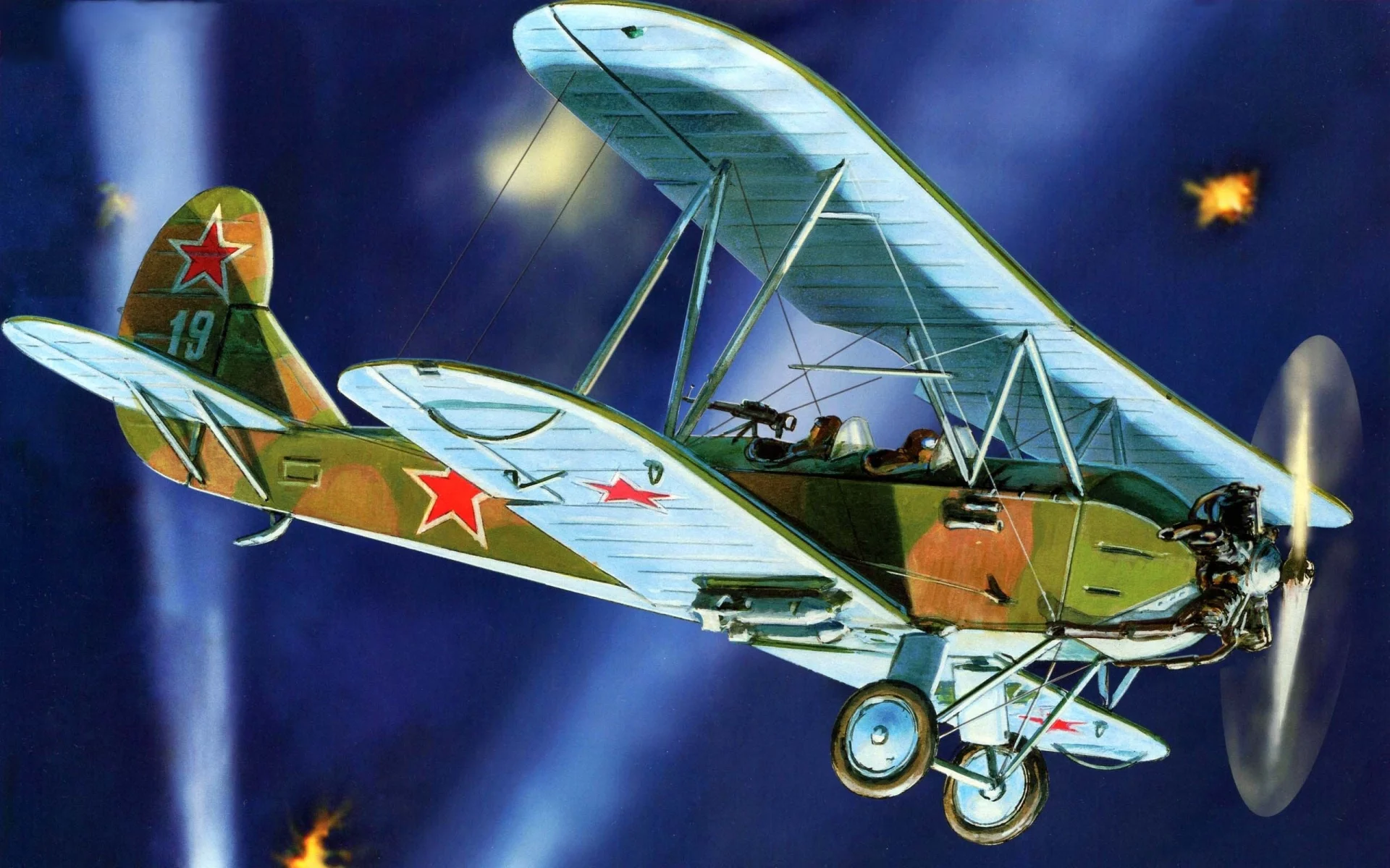 советский, у-2, биплан, Самолет, по-2, поликарпов
