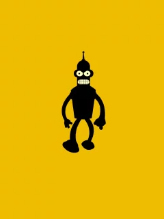 Футурама, темный, bender bending rodriguez, робот, бендер, futurama