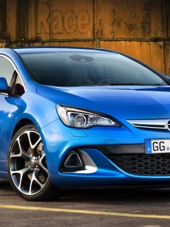 опс, Opel, opc, астра, опель, передок, синий, astra, хетчбек