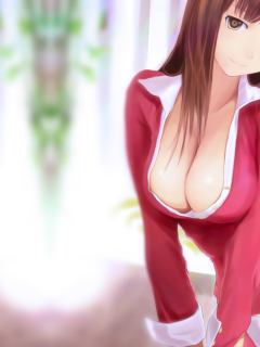 imagine, sensual anime, boobs, грудь, Девушка