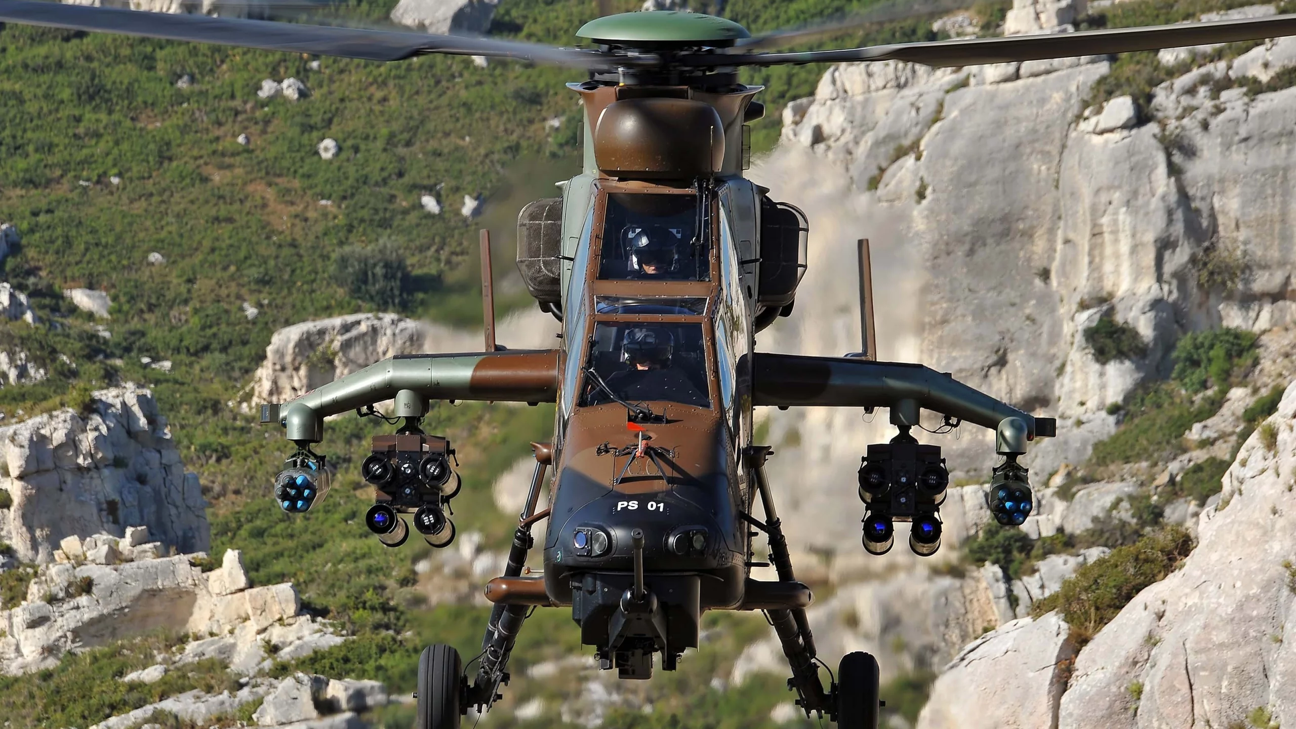 ударный, современный, eurocopter, вертолет, ec 665 tiger, Авиация