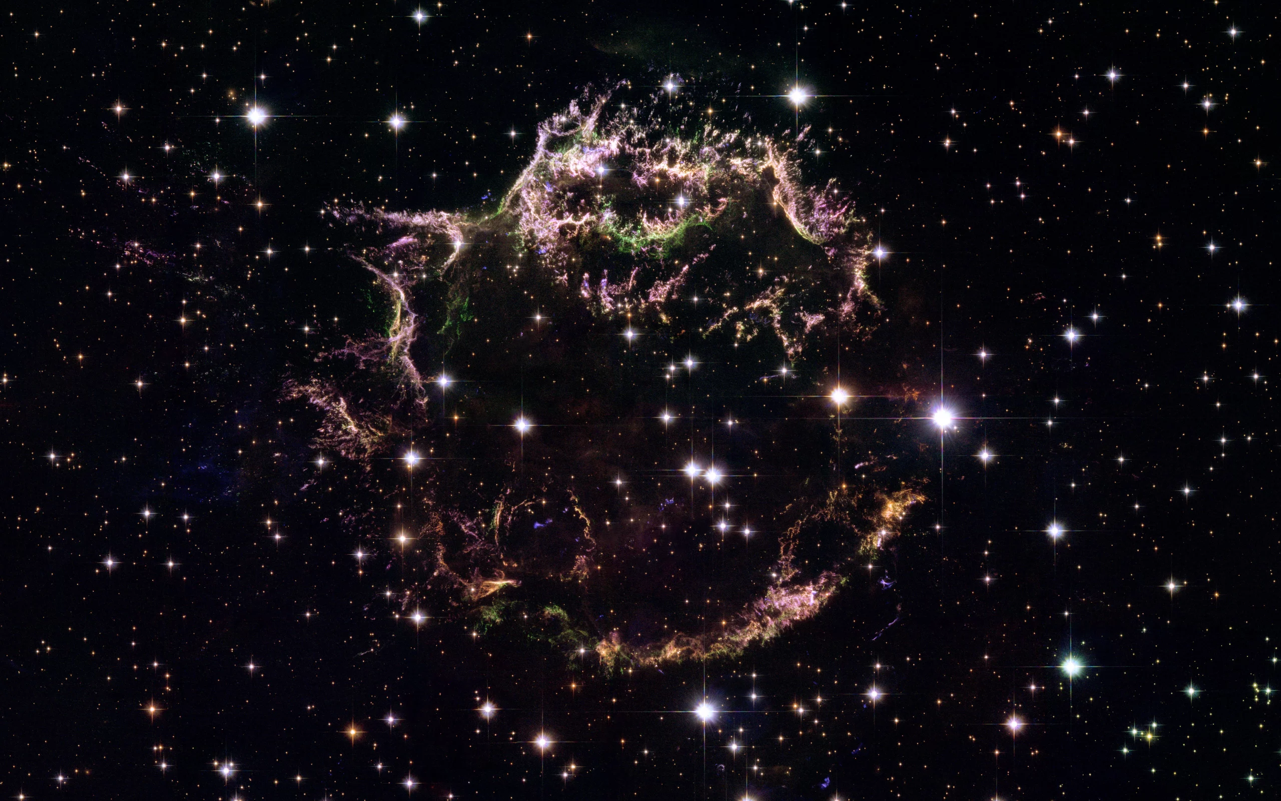 звезды, nebula, stars, Cassiopeia a, космос, туманность, space